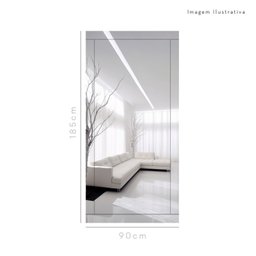 Espelho Decorativo de Chão Dubai 90cm X 185cm Retangular - 3