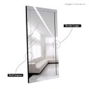 Ver imagem 6 de Espelho Decorativo de Chão Dubai 90cm X 185cm Retangular Yescasa