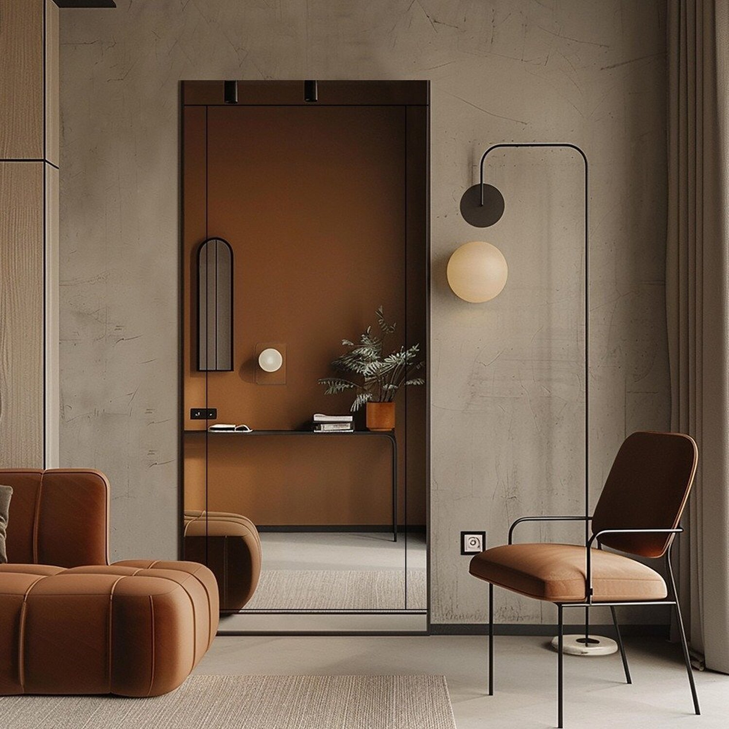 Espelho Decorativo de Chão Dubai 90cm X 185cm Retangular - 8