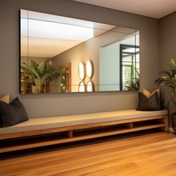 Espelho Decorativo de Chão Dubai 90cm X 185cm Retangular - 1