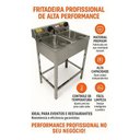 Ver imagem 3 de Fritadeira Alfa Suportel Elétrica 14 Litros a Óleo:220v/inox