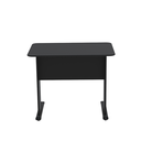 Ver imagem 3 de Escrivaninha Mesa Escritório Secretária Maxxi 92cm Preto