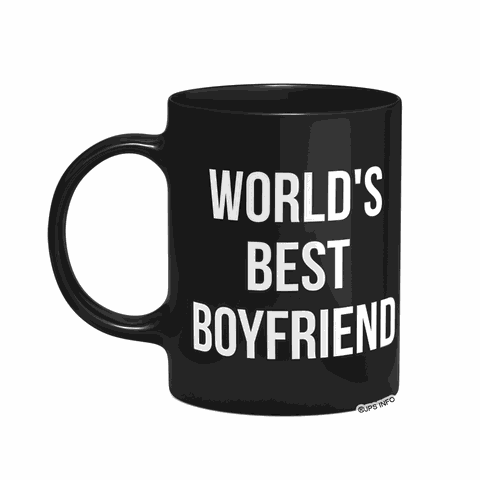 Caneca World's Best Boyfriend - The Office - Preta
