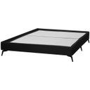 Ver imagem 3 de Base Cama Box Orgânica Montreal 199x210cm King Size Pés de Ferro Bouclê - Sofa Store:bouclê Cinza Gr