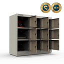 Ver imagem 3 de Armário de Aço Mini 9 Portas - Nk 3343