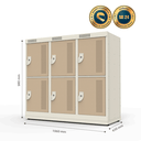 Ver imagem 4 de Armário de Aço Mini 9 Portas - Nk 3343