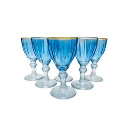Jogo 6 Taças P/ Licor 55ml Dominic Hauskraft Azul - 5