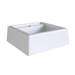 Gabinete de Banheiro Industrial de Chão 80cm P1038 com Cuba Ametista - 8