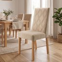 Ver imagem 7 de Kit 2 Cadeiras de Madeira Maciça para Sala de Jantar Off-White Freijó