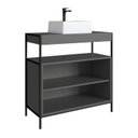 Ver imagem 4 de Gabinete de Banheiro Industrial de Chão 80cm P1038 com Cuba Ametista