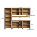 Ver imagem 2 de Kit Modulado Ronipa 7 Peças Tempranillo C7p101 Amendoa/off White