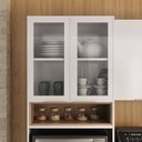 Ver mais imagens de Paneleiro Torre Quente de Aço 4 Portas com Nicho para Micro-Ondas 220 x 70cm Renova Itatiaia Branco