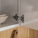 Ver imagem 5 de Paneleiro Duplo em Aço 4 Portas Dobradiça Slow Motion Renova Itatiaia