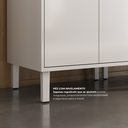 Ver imagem 6 de Paneleiro Duplo 4 Portas em Aço 220 x 70cm Renova Itatiaia Branco