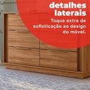 Ver mais imagens de Cômoda para Quarto 4 Gavetas Sophia Marrom/Nogueira Touch