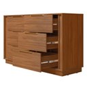 Ver imagem 4 de Cômoda para Quarto 4 Gavetas Sophia Marrom/Nogueira Touch