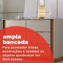 Ver mais imagens de Cômoda 6g Sophia para Quartos 82,5x45x136cm Marrom/Nogueira/Nude Prime Tx