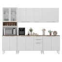 Ver imagem 2 de Cozinha Modulada em Aço 5 Peças 14 Portas 2 Gavetas Paneleiro Nicho Forno Renova Itatiaia 