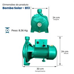 Bomba Solar B-13 620w Thebe Ip44 76v - 2