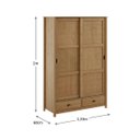 Ver imagem 3 de Guarda-roupa Topázio 2 Portas de Correr Freijó Madeira Pinus - Finestra