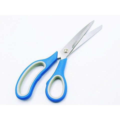 Tesoura Cabo Plástico Azul 11140R 10" - Sun Special