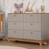 Cômoda de Bebê com 6 Gavetas Chantilly Expresso Móveis - 1