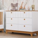 Ver imagem 1 de Cômoda de Bebê com 6 Gavetas Chantilly Expresso Móveis