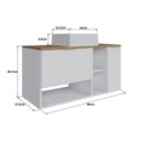 Ver imagem 7 de Gabinete de Banheiro com Espelheira e Cuba 90cm Essence BA308 Yescasa