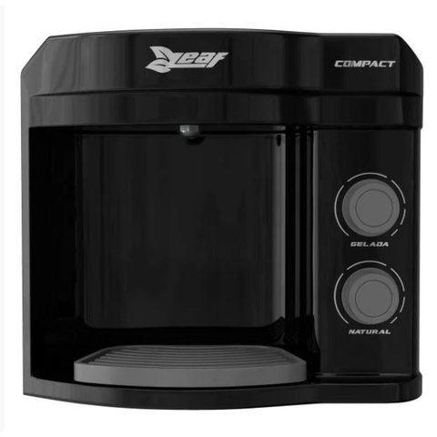 Purificador Refrigerado Compressor Leaf Compact Preto 220v