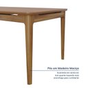 Ver imagem 4 de Escrivaninha Mesa Escritório Miriti 130cm CabeCasa MadeiraOriginals Madeira e Cinamomo Marrom