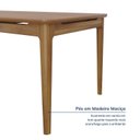 Ver imagem 3 de Escrivaninha Mesa Escritório Madeira Maciça 130cm Miriti CabeCasa MadeiraOriginals