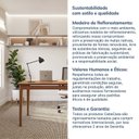 Ver mais imagens de Escrivaninha Mesa Escritório Madeira Maciça 160cm Miriti CabeCasa MadeiraOriginals