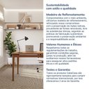 Ver imagem 7 de Escrivaninha Mesa Escritório Madeira Maciça 160cm Miriti CabeCasa MadeiraOriginals