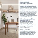 Ver mais imagens de Escrivaninha Mesa Escritório Miriti 160cm CabeCasa MadeiraOriginals Madeira e Cinamomo Marrom