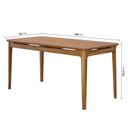 Ver imagem 3 de Escrivaninha Mesa Escritório Miriti 160cm CabeCasa MadeiraOriginals Madeira e Cinamomo Marrom