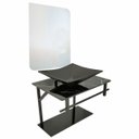 Ver imagem 2 de Lavatório Rubi Mármore 48x35cm Preto com Espelho - 0175 - Dulluc