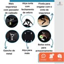Ver imagem 5 de Kit Bolsa Pet Expansivel Transporte Viagem Cachorros e Gatos Preto + Par de Luvas Magnética - Duke &