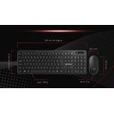 Ver imagem 6 de Kit Teclado e Mouse sem Fio C3tech K-w20 Preto Pt/br Abnt2
