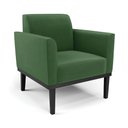 Ver imagem 6 de Conjunto 2 Poltronas e 1 Namoradeira Decorativa Isabella Pés Fixo em Madeira Preto Suede Verde G19 -