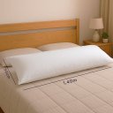 Ver imagem 2 de Travesseiro de Corpo 50x140cm Extra Grande Fibram Branco