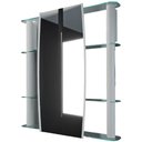 Ver imagem 1 de Armário 62x64cm Sobrepor Slip I Silver - 13137 - Cris-metal Armario 62x64cm Sobrepor Slip I Silver 1