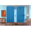 Ver imagem 2 de Cortina para Sala Quarto Blackout Tecido 2,70x1,80 Ellegance:azul Bebe
