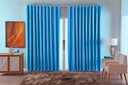 Ver imagem 2 de Cortina para Sala Quarto Blackout Tecido 2,70x1,80 Ellegance:azul Bebe