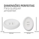 Ver imagem 2 de Saboneteira Porta Sabonete Banheiro Oval Luxo 12,5cm em Cimento - Cinza