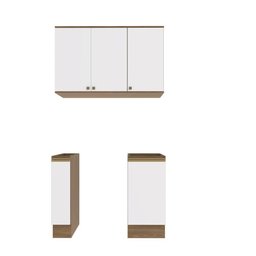 Lavanderia Modulada Kappesberg Celeste 3 Peças Nogueira/branco 120cm - 4