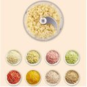 Ver imagem 5 de Mini Processador Triturador de Alimentos Elétrico C/Lâminas USB Recarregável