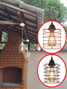 Ver imagem 3 de Pendente Aramado Chochin Preto Sala Quarto Cozinha Banheiro