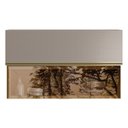 Ver imagem 1 de Armário Aéreo 1 Porta MDF 1 Porta Reflecta Basculante 120cm Proença Bege/Nogueira/Nude Prime