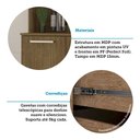 Ver imagem 4 de Cozinha Compacta 130,70cm 5 Portas e 2 Gavetas com Tampo 352 Luciane Móveis