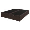 Ver imagem 1 de Cama Box com Baú Queen Bege de Madeira 158cm Kazamix Marrom